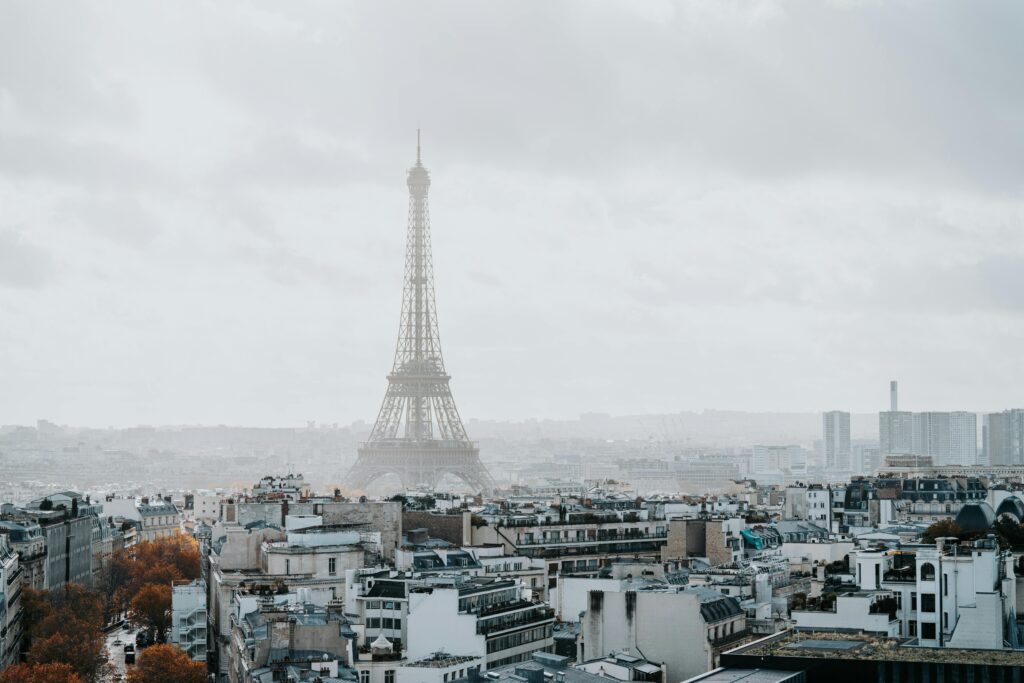 Paris and Eiffel Tower